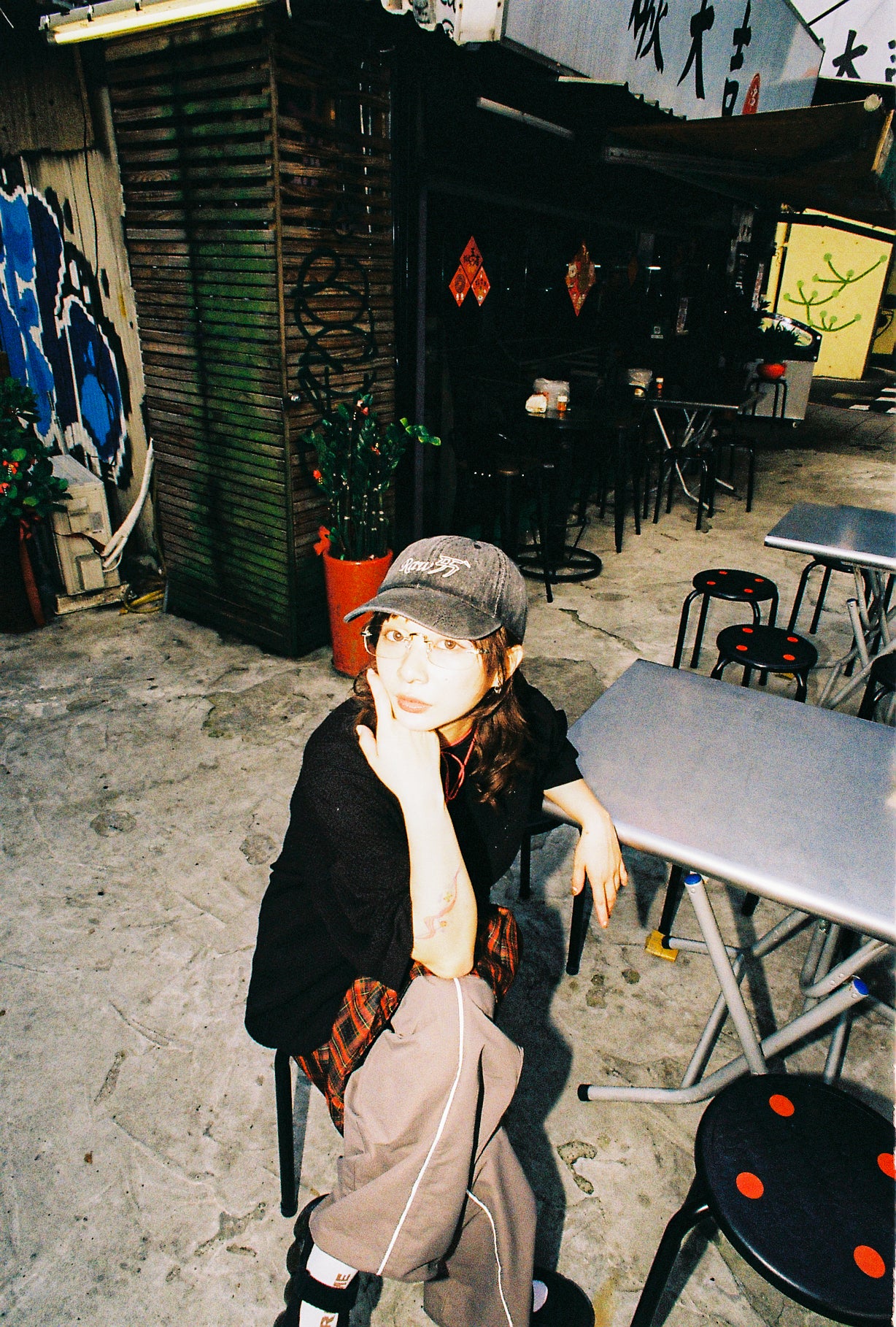 RAW LOVE NYLON PANTS (GRAY)