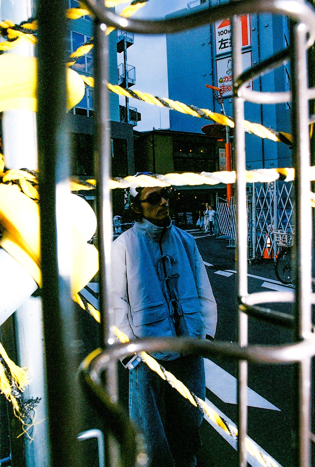 FRONT RIBBON JACKET (LIGHT GRAY)