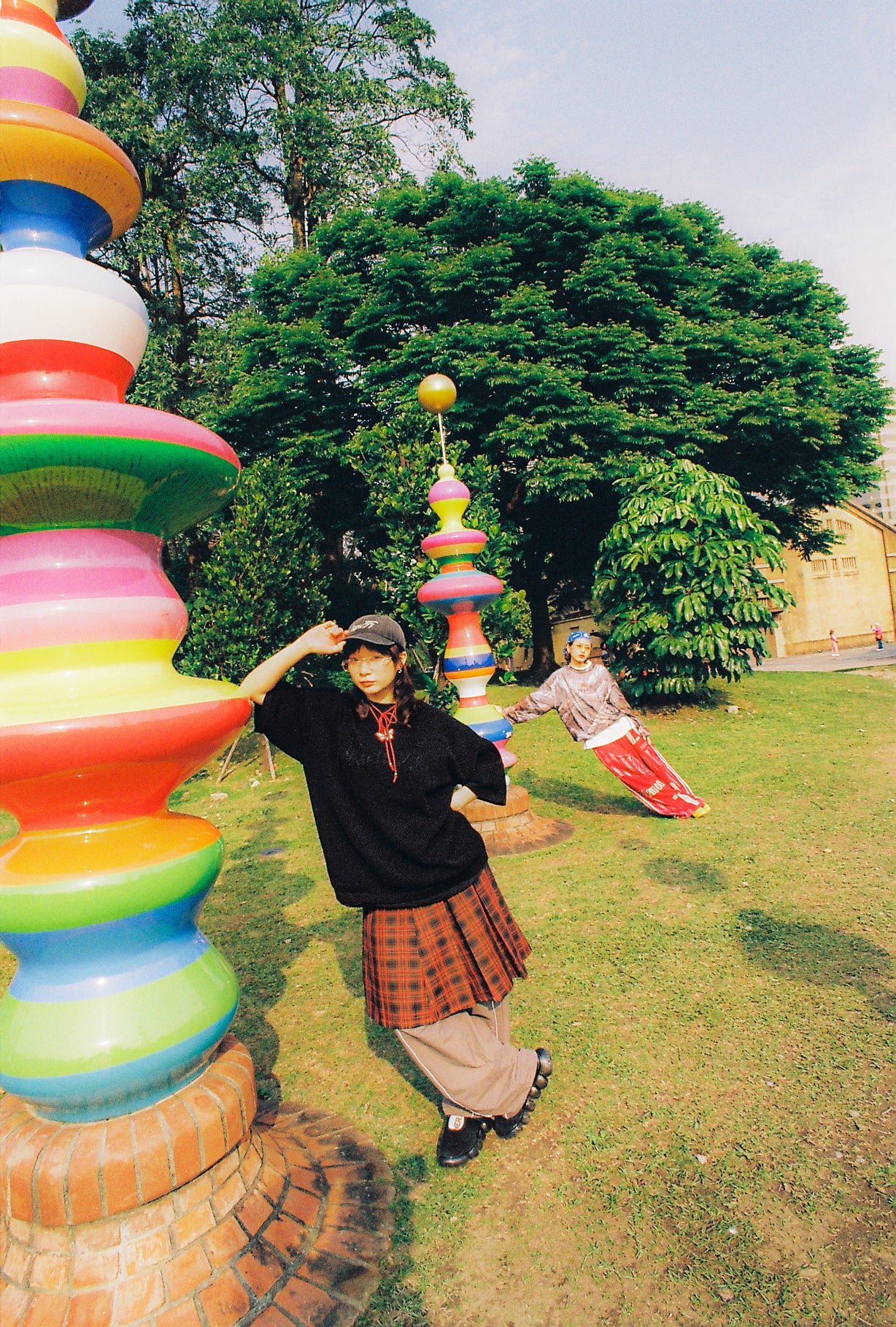 RAW LOVE NYLON PANTS (GRAY)