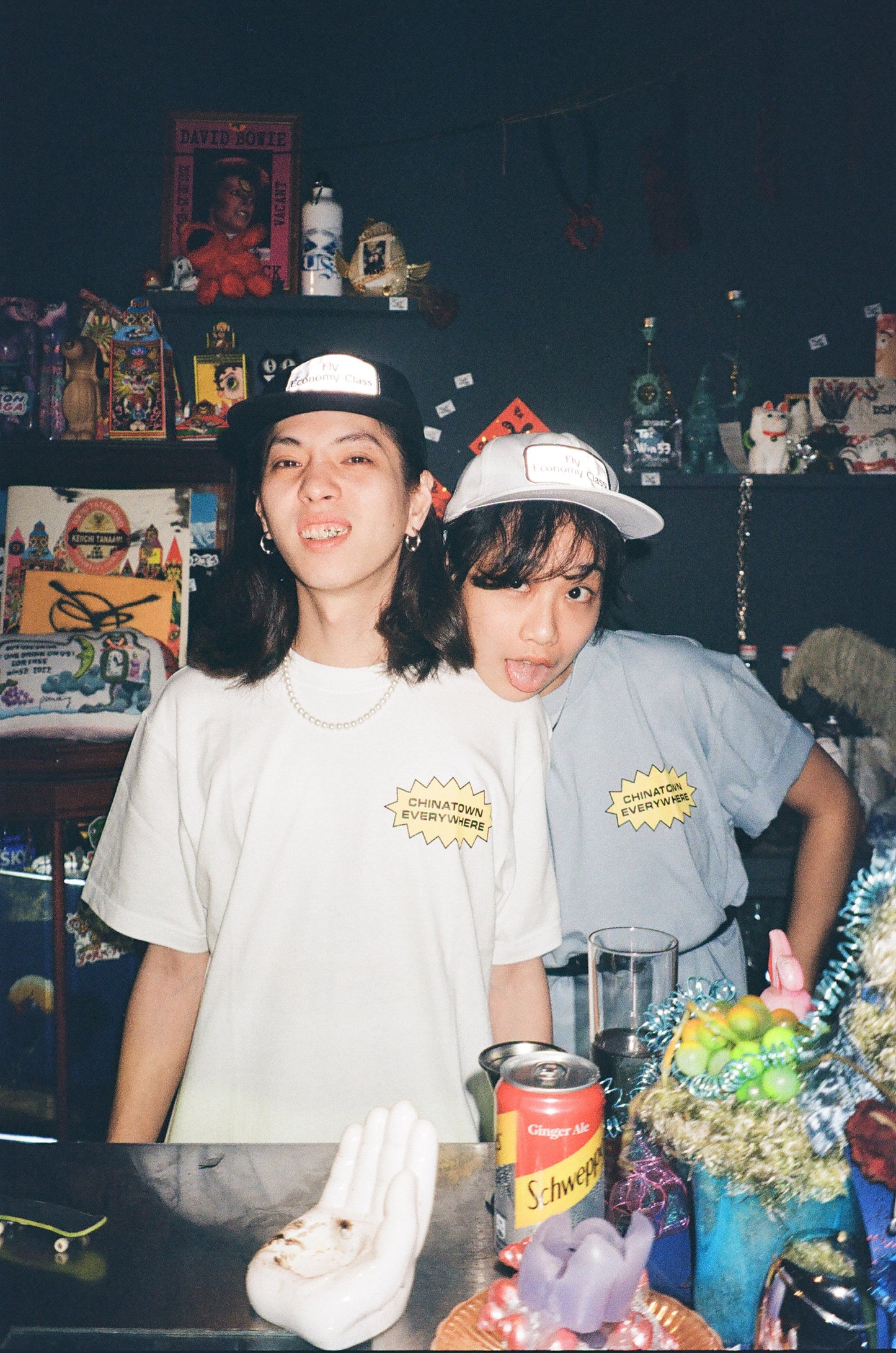 CHINATOWN TEE (DUSTY BLUE)