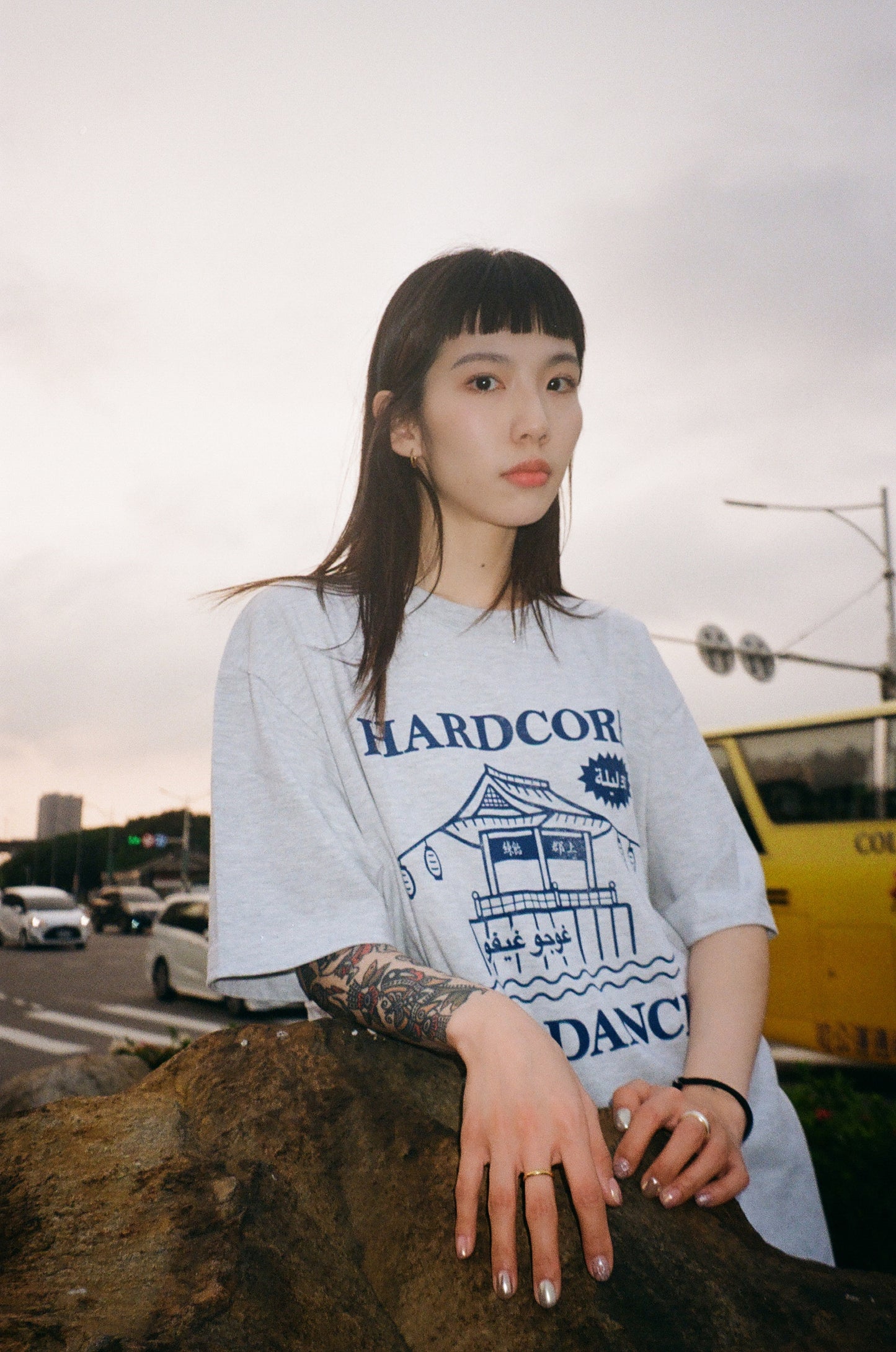 BON DANCE TEE (ASH)