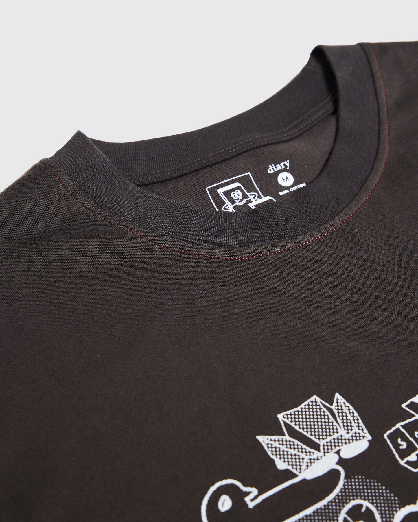 diary x Keterthekitty Morning T-shirt (DARK GRAY)