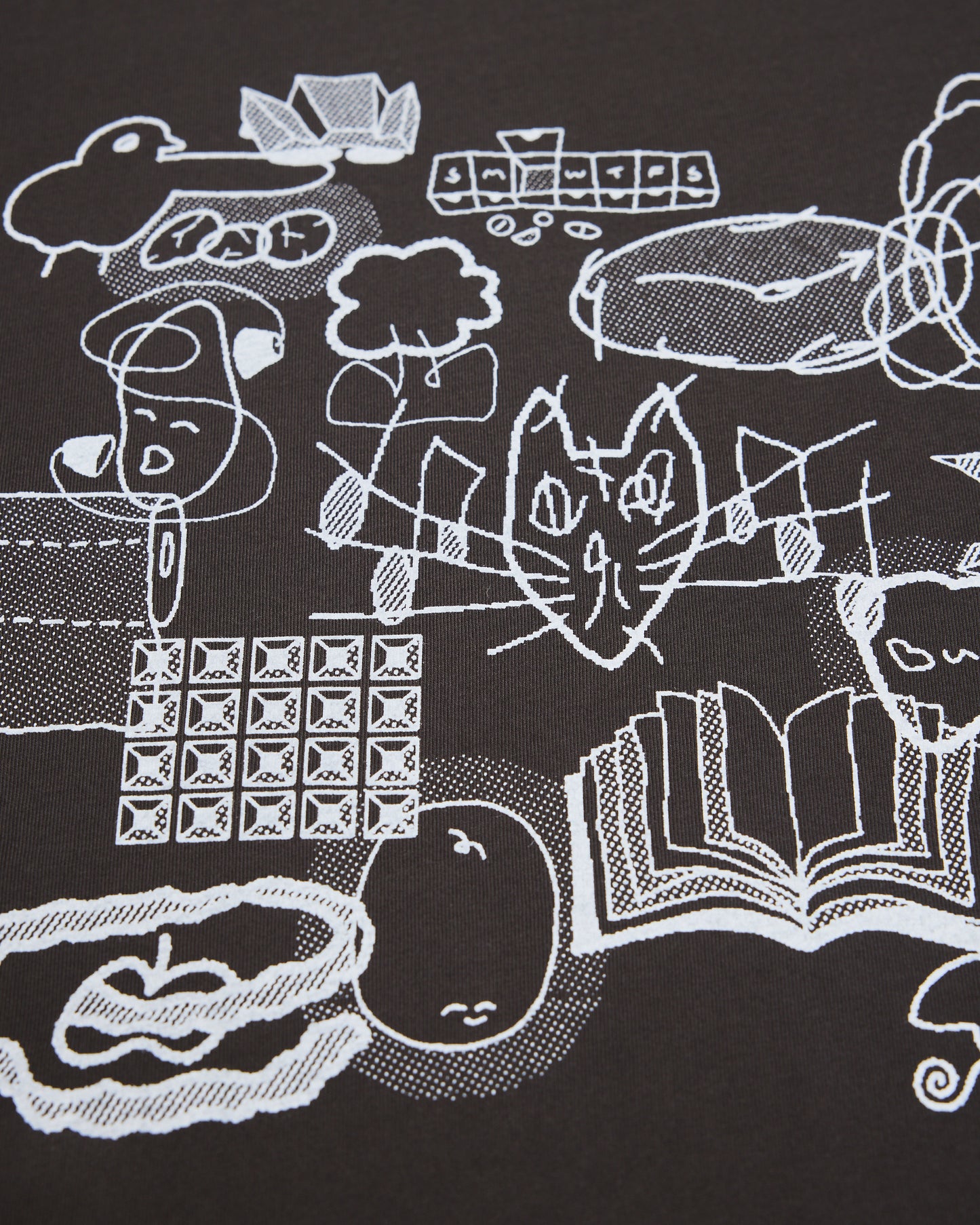 diary x Keterthekitty Morning T-shirt (DARK GRAY)