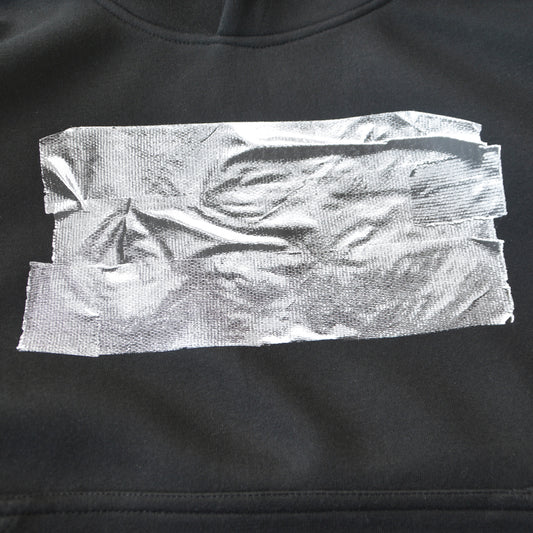 TAPED HOODIE (BLACK)