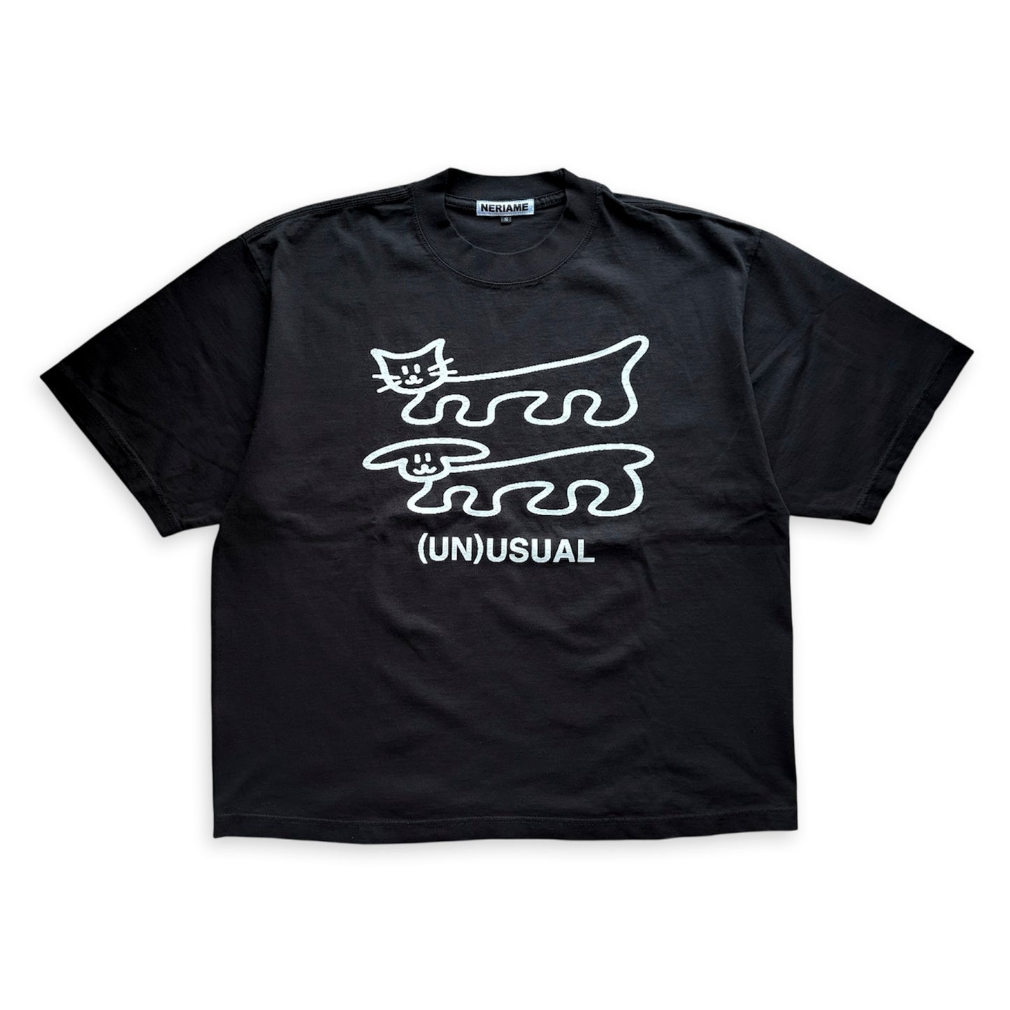 (UN) USUAL TEE (BLACK)