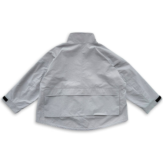 FRONT RIBBON JACKET (LIGHT GRAY)