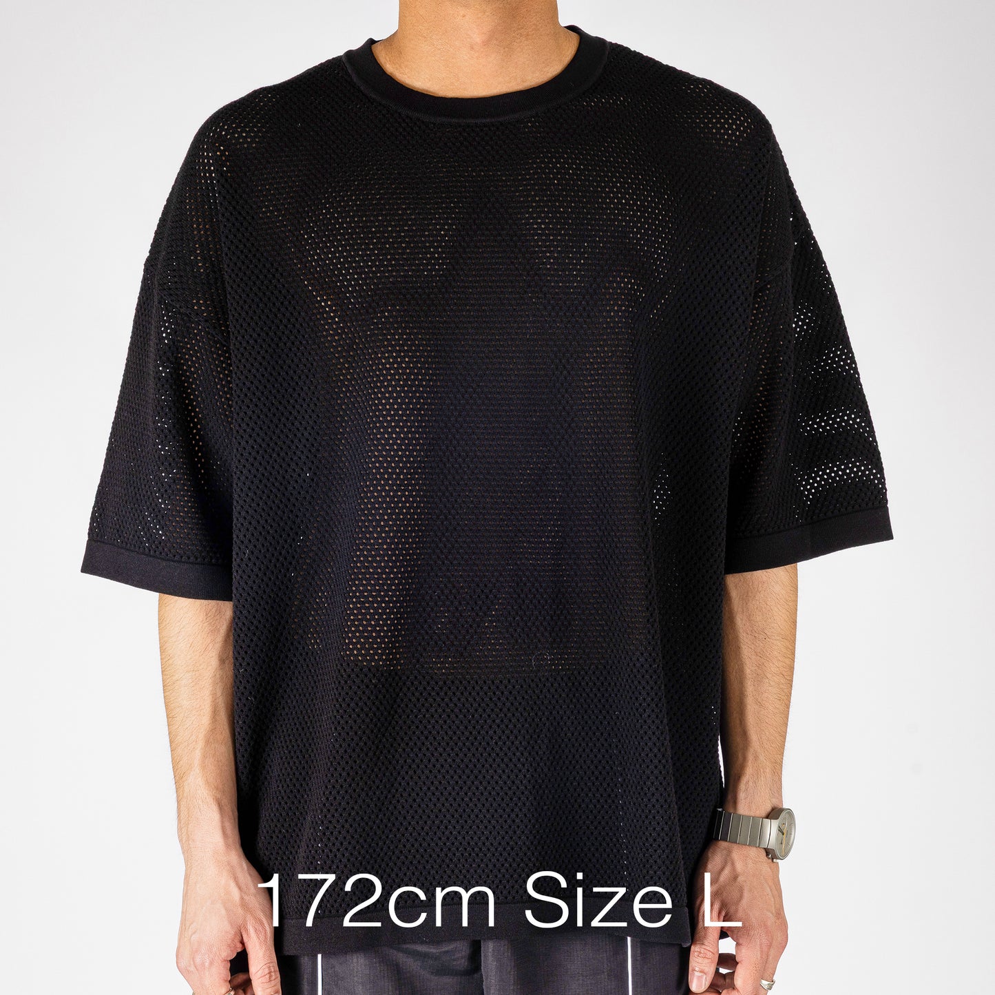 MESH KNIT TEE