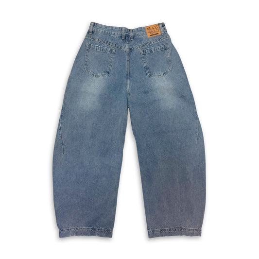 BARREL LEG JEANS (LIGHT BLUE)