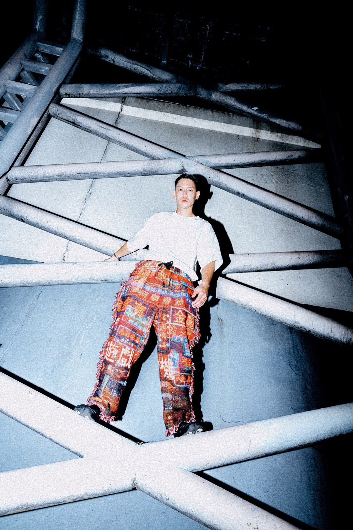 NEON SIGN BLANKET PANTS