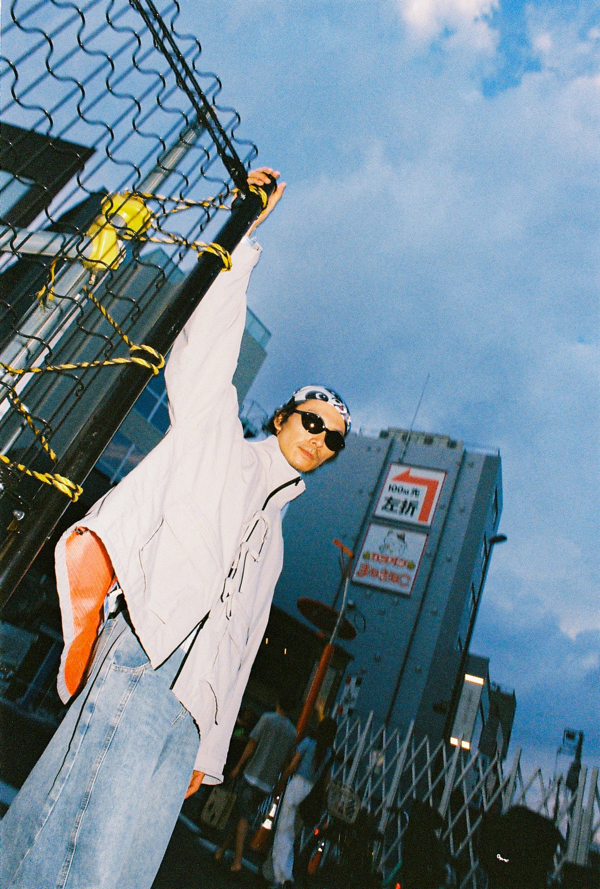 FRONT RIBBON JACKET (LIGHT GRAY)