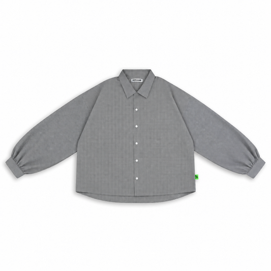 2-WAY COLLAR SHIRT (MINI CHECK)
