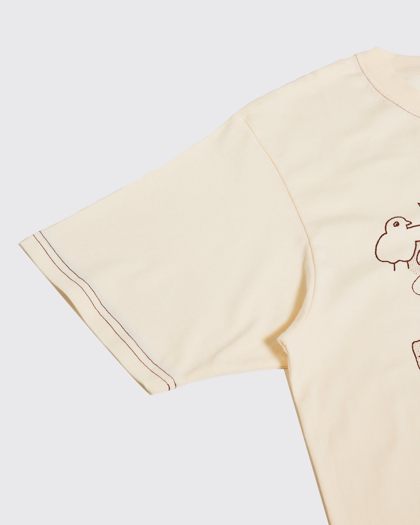diary x Keterthekitty Morning T-shirt (CREAM)