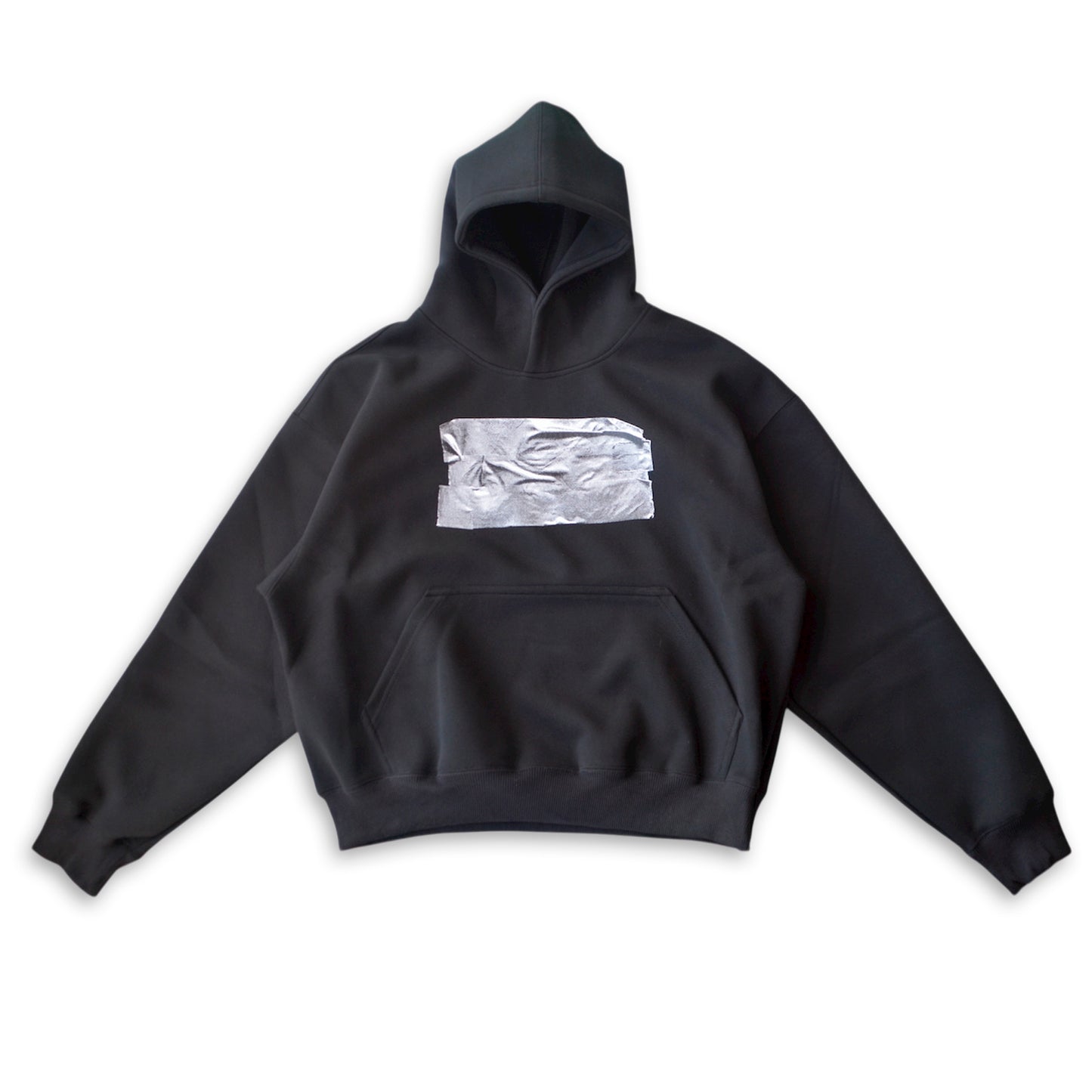 TAPED HOODIE (BLACK)