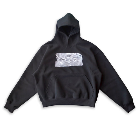 TAPED HOODIE (BLACK)