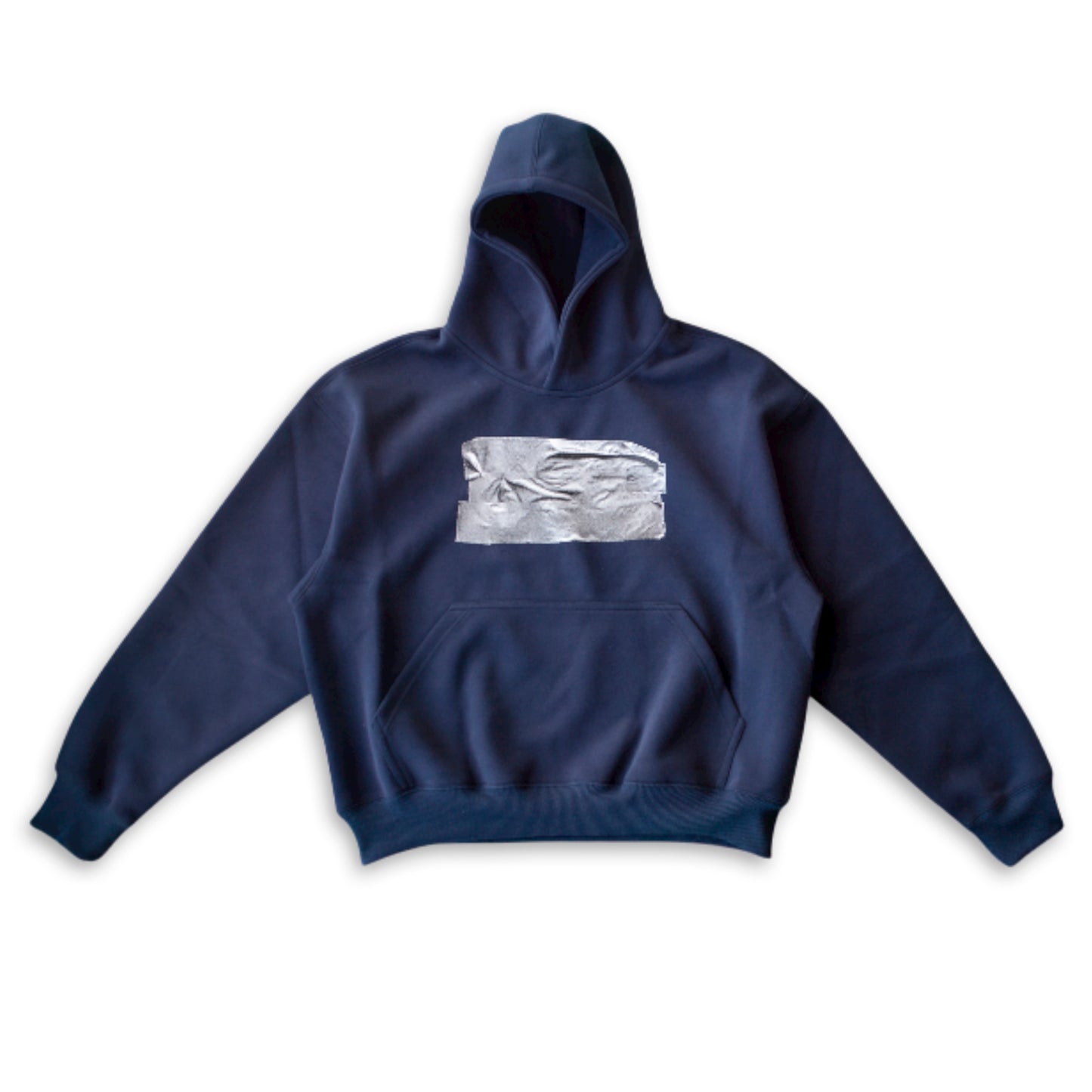 TAPED HOODIE (NAVY)