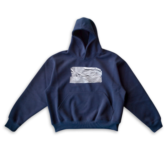 TAPED HOODIE (NAVY)