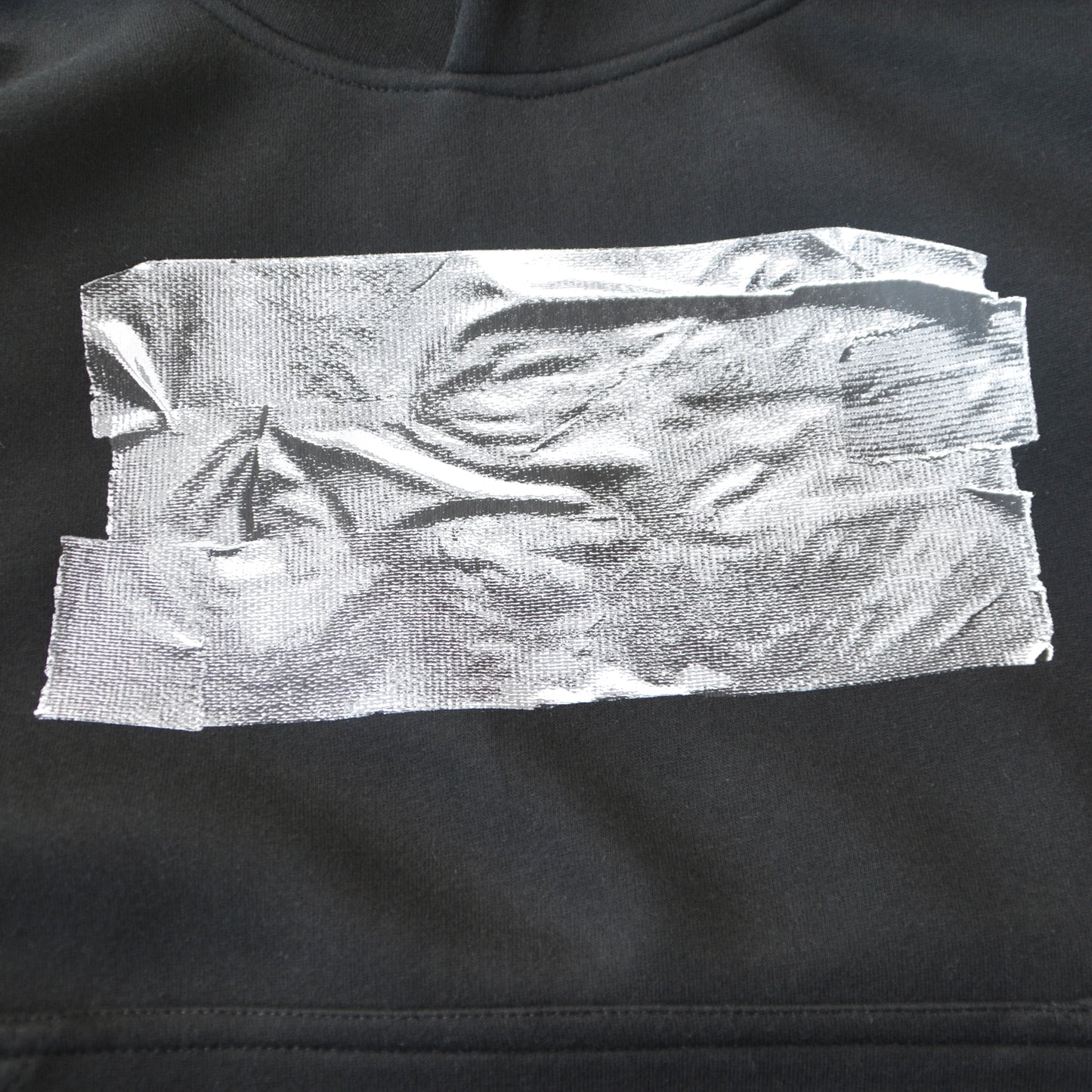 TAPED HOODIE (BLACK)