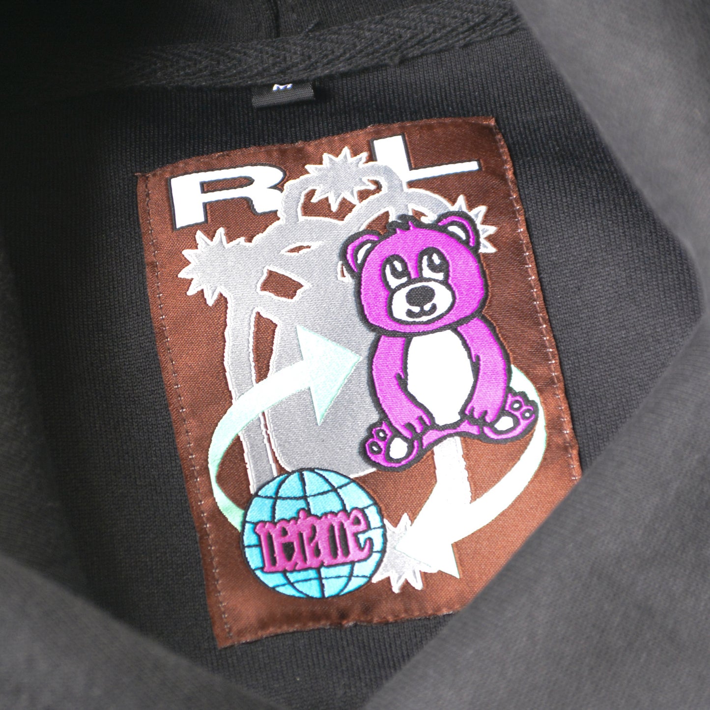 TAPED HOODIE (BLACK)