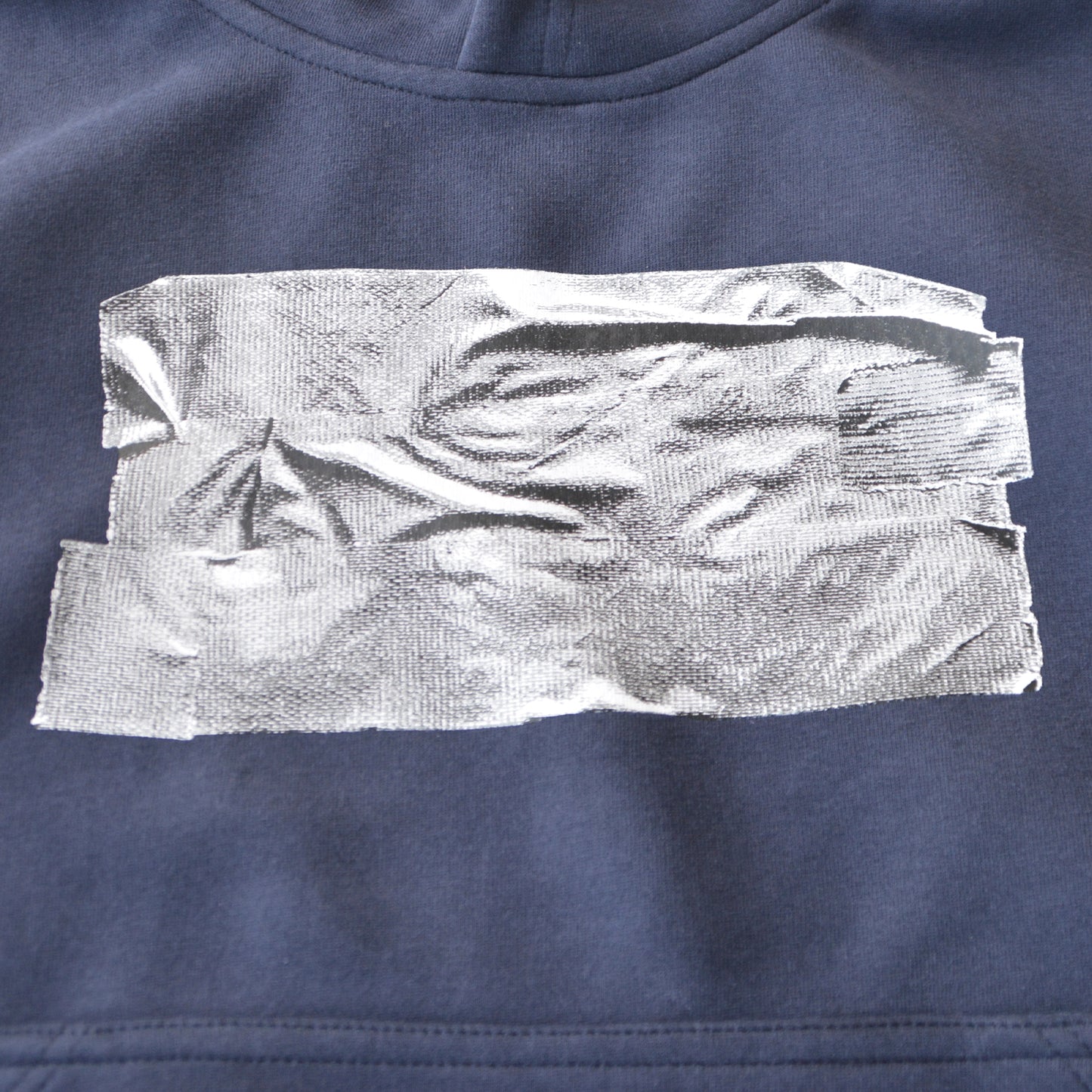 TAPED HOODIE (NAVY)