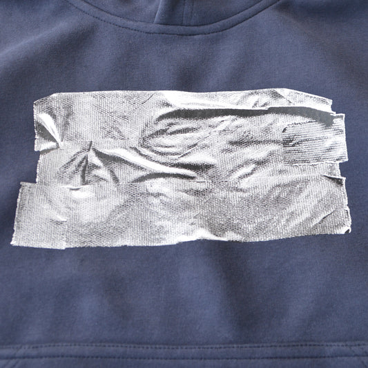 TAPED HOODIE (NAVY)