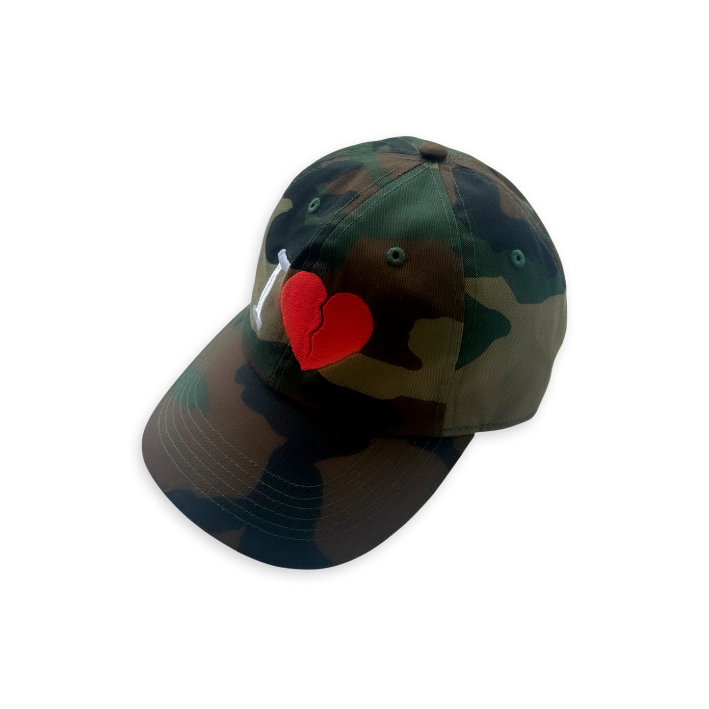 I 💔 CAP (WOODLAND CAMO)