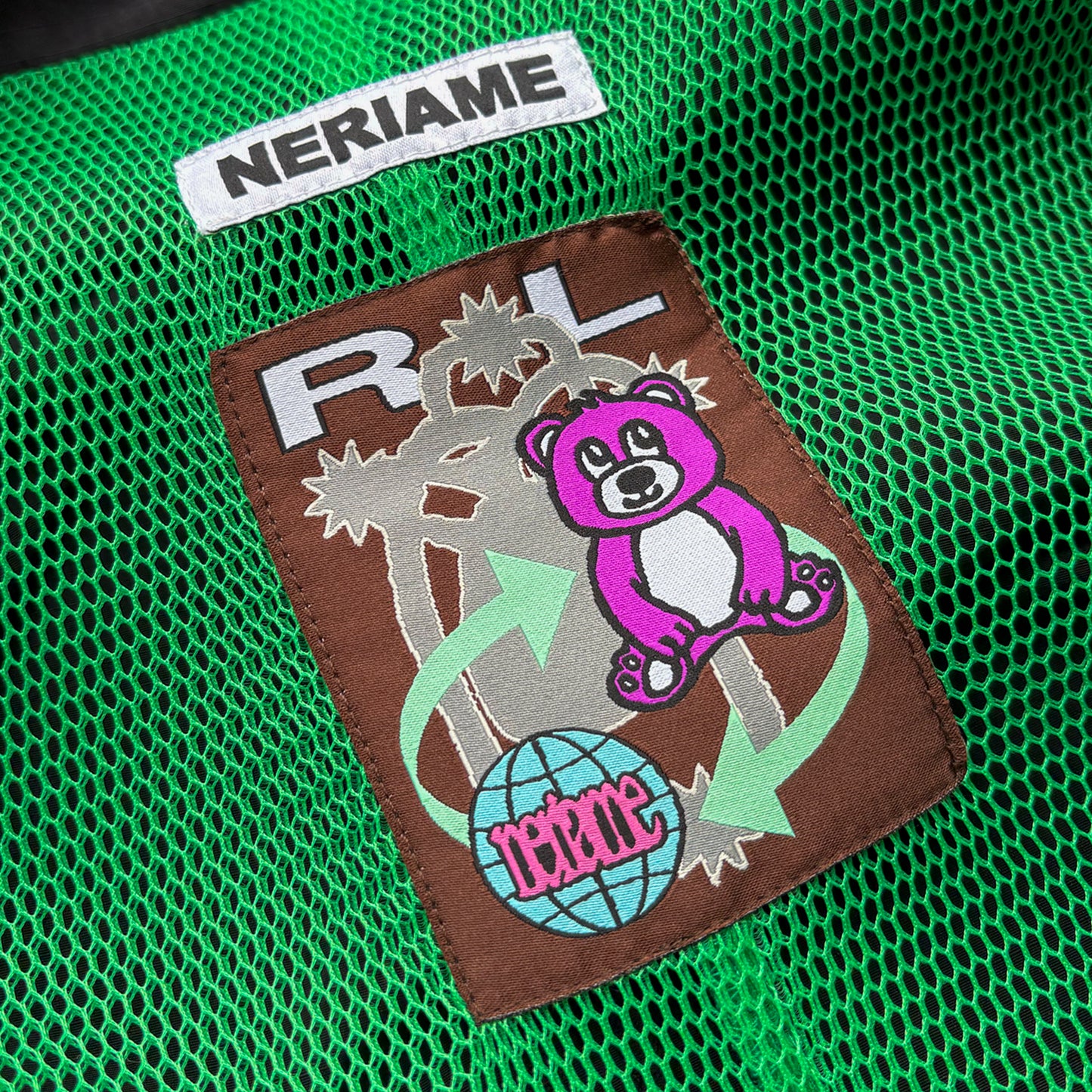 FRONT RIBBON JACKET (BLACK)