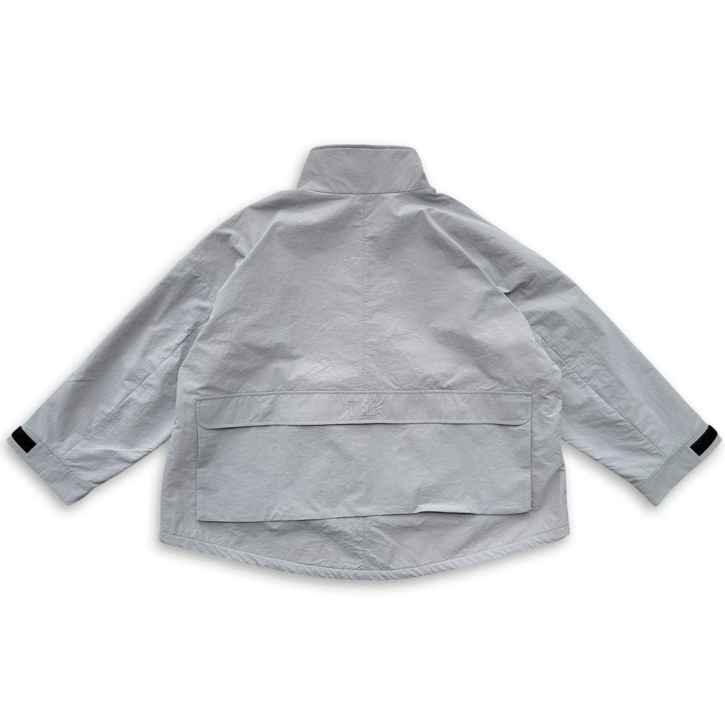 FRONT RIBBON JACKET (LIGHT GRAY)