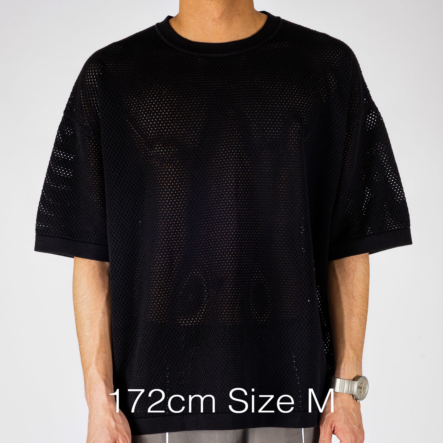 MESH KNIT TEE