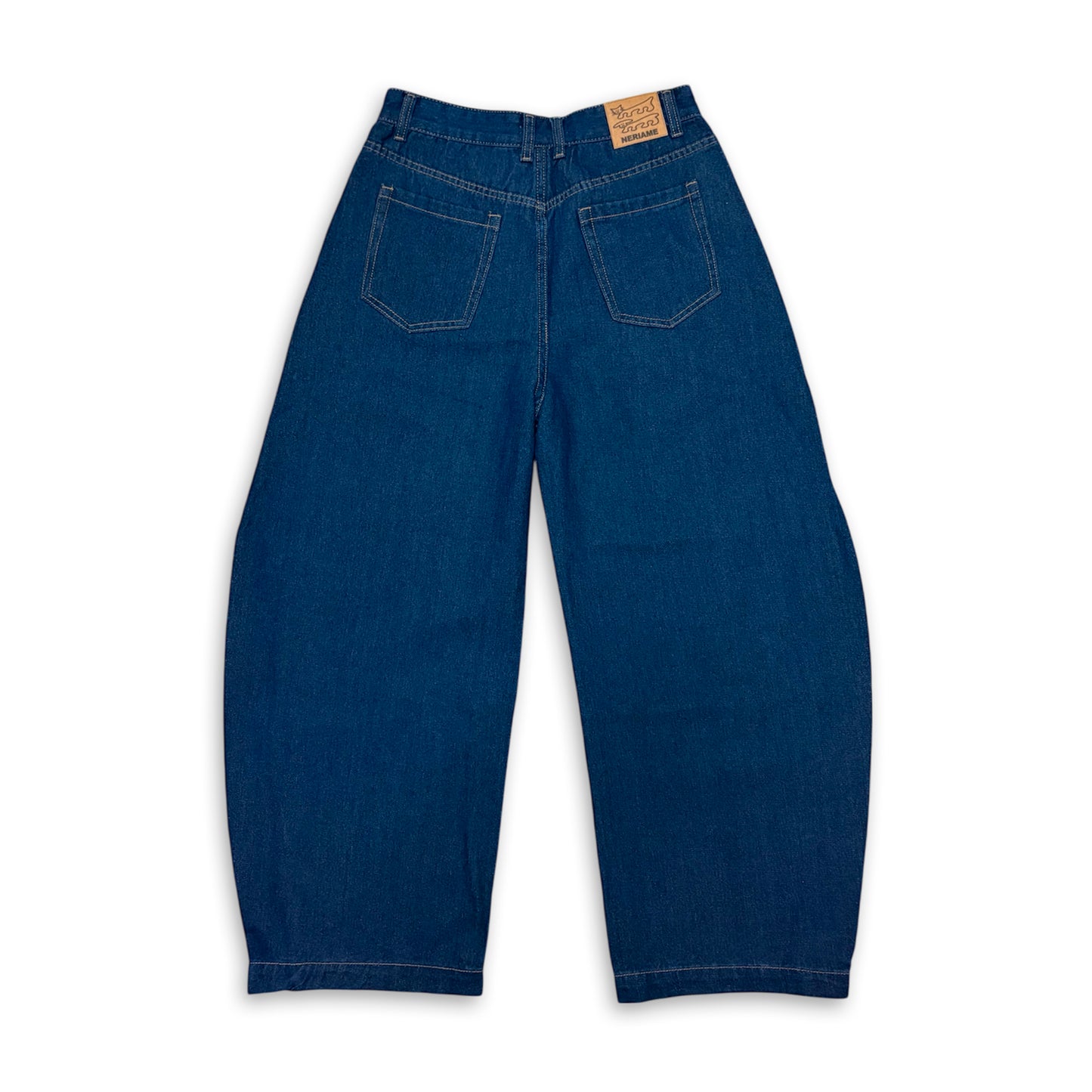 BARREL LEG JEANS (INDIGO)