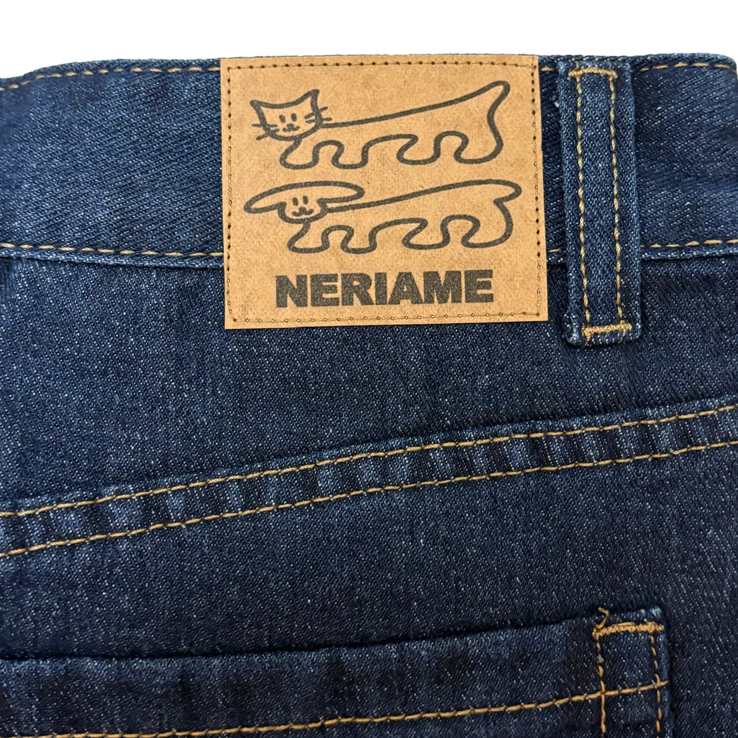 BARREL LEG JEANS (INDIGO)