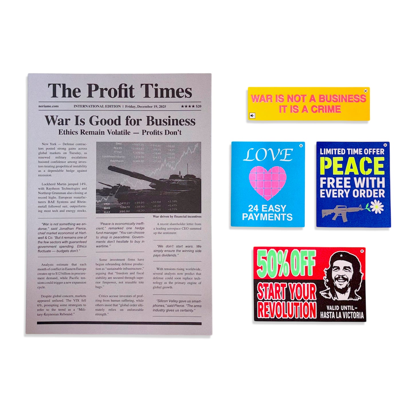 NEO PROPAGANDA RISOGRAPH POSTER