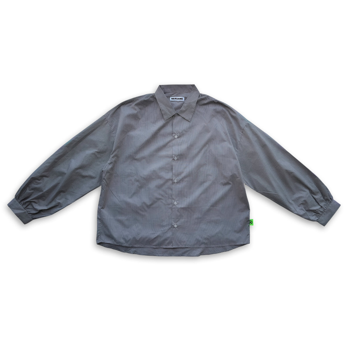 2-WAY COLLAR SHIRT (MINI CHECK)